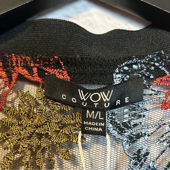 Beautiful Heavy embroidered long kimono / Beach coverup / Topper Jacket New - Picture 6 of 9